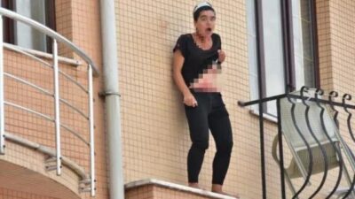 Korku dolu anlar! Kimse yanına yaklaşamadı