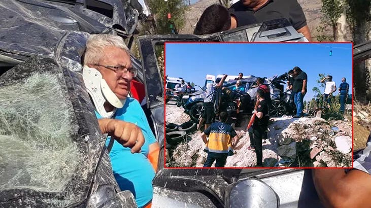 Tatil yolunda facia! Hurdaya döndü