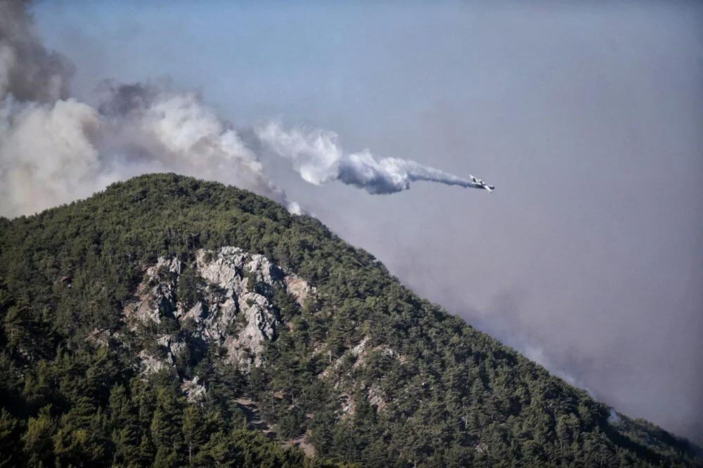 Hatay ve Mersin’de orman yangını