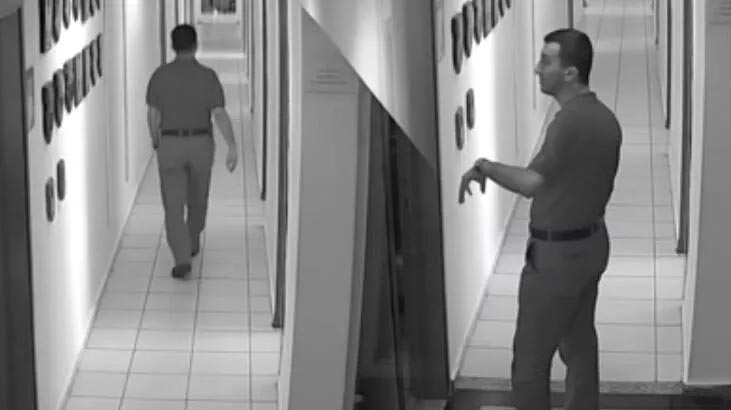 Yurtta sulh konseyindeki karanlık yarbayın görüntüleri ortaya çıktı