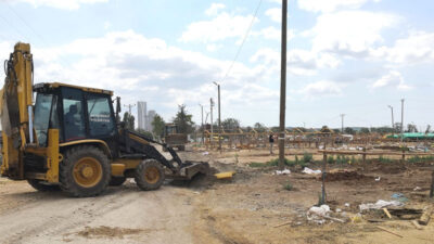 Kurban kesim satış yerleri temizleniyor