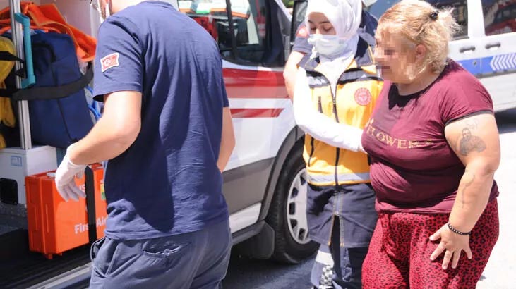 Oğlu tarafından dövülüp rehin alınan kadını polis kurtardı