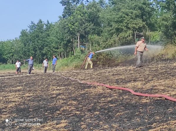 Bursa’da anız yakan çiftçiye 2 bin 800 TL ceza