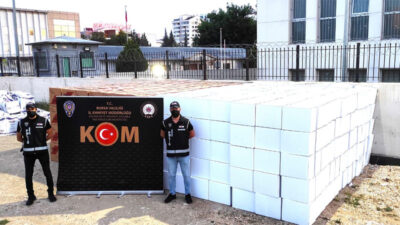 Bursa’da ele geçirildi! Tam 9 milyon 400 bin adet…