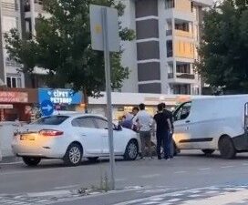 Bursa’da trafikte makas atan sürücüye meydan dayağı