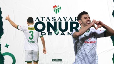 Bursaspor, Onur Atasayar’la yeniden anlaşmaya vardı