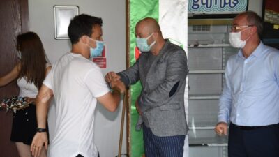 Bursaspor’da bayramlaşma töreni yapıldı