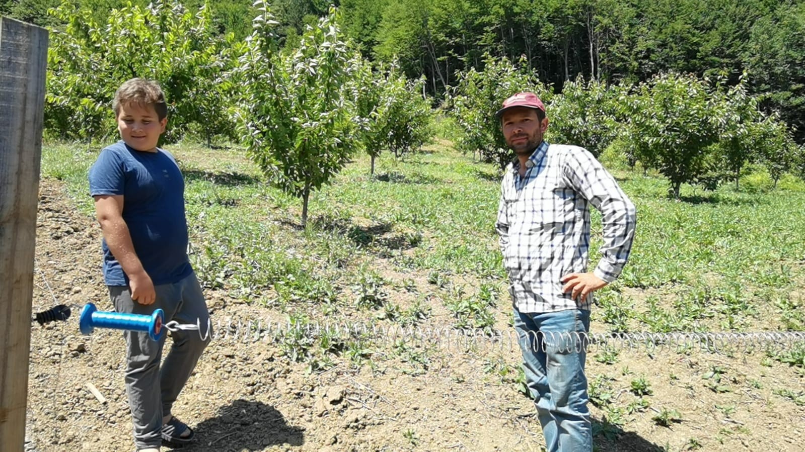 Bursa’da bahçesini yaban hayvanlarından böyle koruyor Bursa’da bahçesini yaban hayvanlarından böyle koruyor