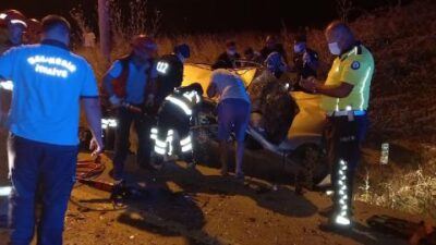 Balıkesir’de feci kaza