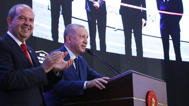 Cumhurbaşkanı Erdoğan: Kuzey Kıbrıs artık ayağa kalkıyor