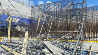 İSKİ inşaatında iskele çöktü: 3 yaralı