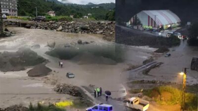 Doğu Karadeniz’de sağanak; mahsur kalan 100 kişi kurtarıldı