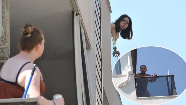 Yer: Antalya! Balkona çıktılar, şaşkına döndüler