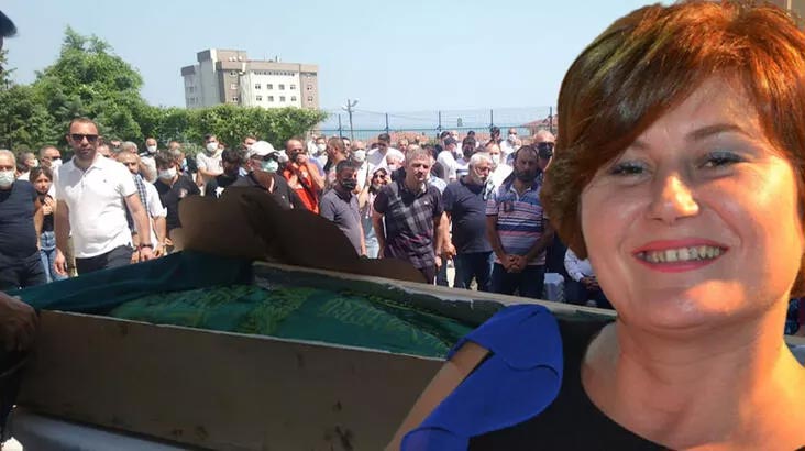 Sanem öğretmen son yolculuğuna uğurlandı