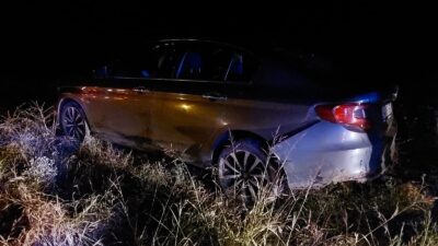 Bursa’da otomobil tarlaya uçtu: 4 yaralı