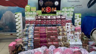Hatay’da 10 bin gümrük kaçağı kişisel bakım ürünü ele geçirildi