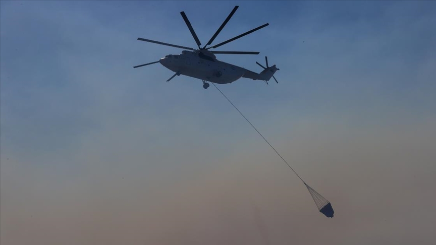 Marmaris ile Köyceğiz’deki orman yangınlarına havadan müdahale yeniden başladı