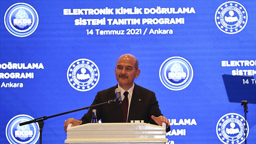 Bakan Soylu, ‘Elektronik Kimlik Doğrulama Sistemi’nin tanıtımını yaptı