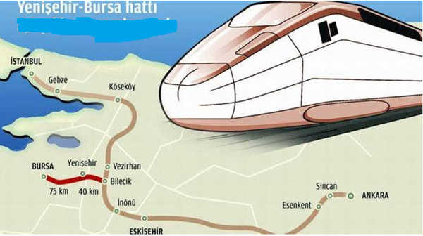Bursa’ya hızlı tren için kara haber!