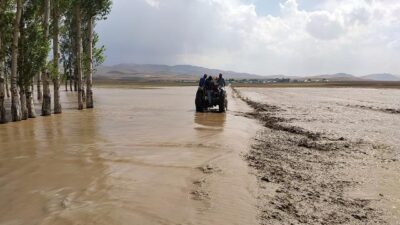 Van’da tarım arazileri selden zarar gördü