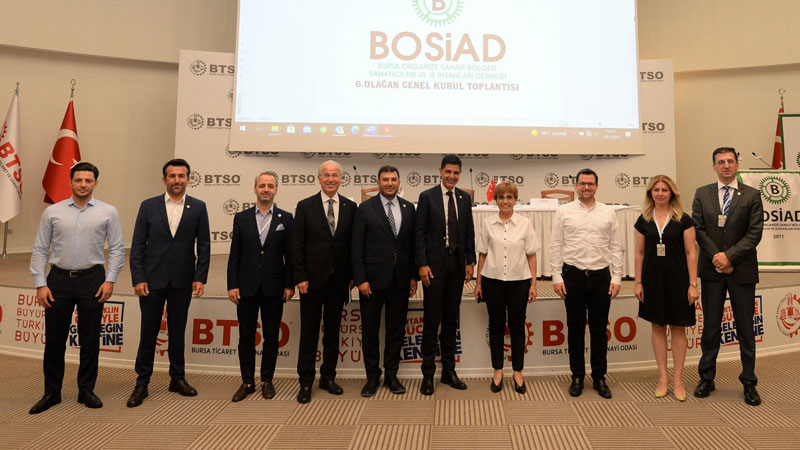 BOSİAD’da Rasim Çağan güven tazeledi