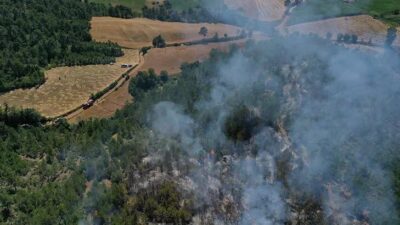 Kastamonu’da orman yangını! Ekipler bölgede