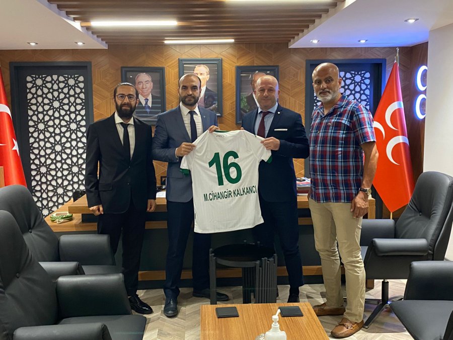 Bursaspor’dan MHP’ye ziyaret… Bursaspor’dan MHP’ye ziyaret…