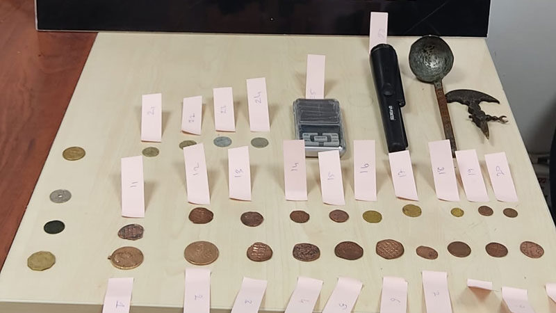 Bursa'nın Gemlik ilçesinde düzenlenen tarihi eser operasyonunda 3 şüpheli gözaltına