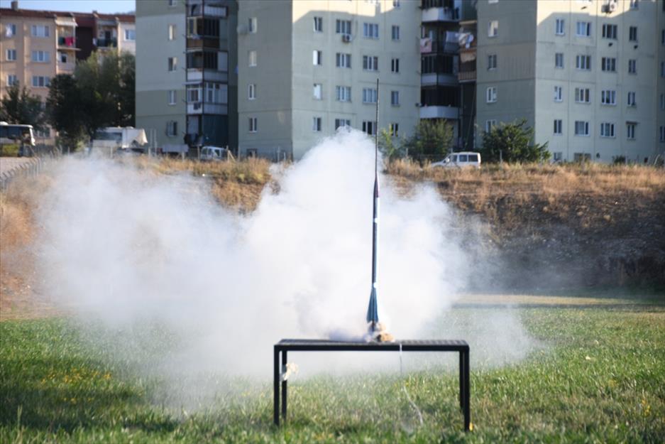 Roket Ve Drone Yarışması göz kamaştırdı Roket Ve Drone Yarışması göz kamaştırdı