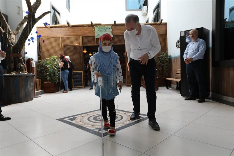 Görme engellilerin hayatı İnegöl Belediyesi ile kolaylaşacak Görme engellilerin hayatı İnegöl Belediyesi ile kolaylaşacak