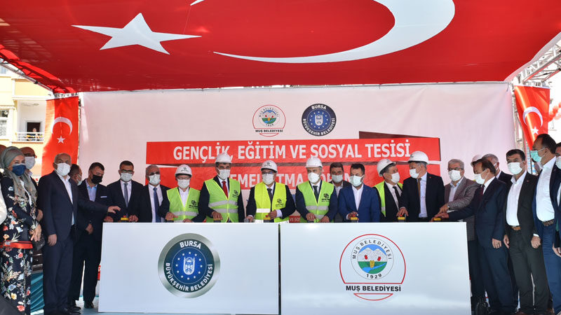 Bursa Büyükşehir Belediyesi tarafından kardeş şehir Muş’ta yaptırılacak ‘Bursa Muş