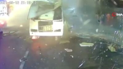 Otobüste patlama: 2 ölü, 19 yaralı
