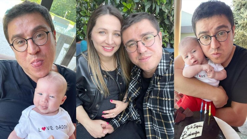 Oğlunun yüzünü ilk kez gösterdi