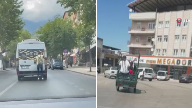 Görüntüler Bursa’dan… Canlarını hiçe saydılar Görüntüler Bursa’dan… Canlarını hiçe saydılar