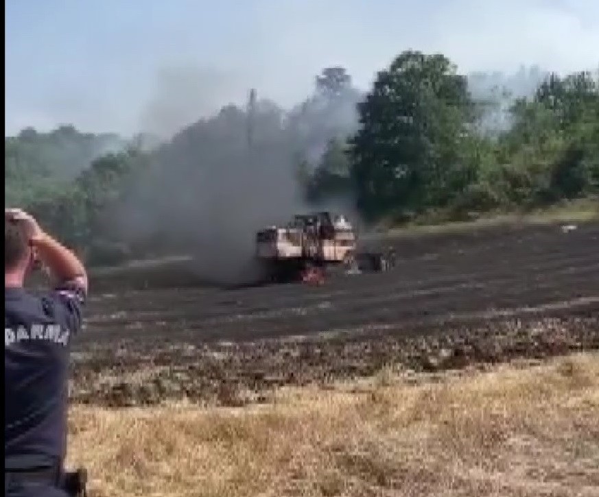 Bursa’da anız yakan çiftçiye ceza Bursa’da anız yakan çiftçiye ceza