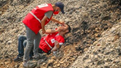 Orman yangınında gönüllülerin asılsız ihbar mesaisi