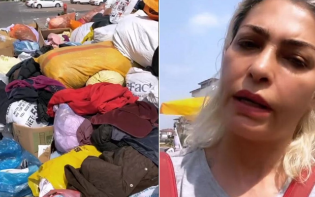 Yardımlara isyan etti! “Jartiyerler mi, kullanılmış iç çamaşırları mı…”