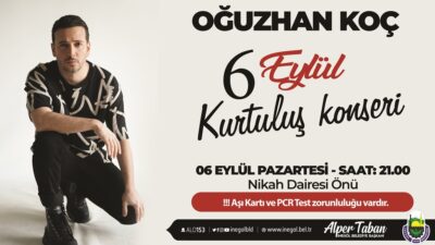 Kurtuluşun 99. yılında Oğuzhan Koç sahne alacak