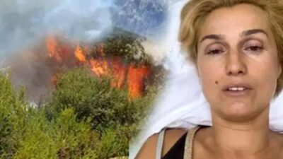 Manavgat yangını sonrası sinir krizi geçiren Tuğba Özay’a tepki yağıyor