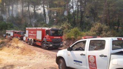 Marmaris’te iki köyü kurtaran Bursa İtfaiyesi’ne teşekkür var