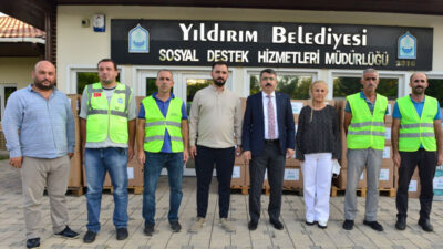 Afet bölgesine ‘Yıldırım’ destek