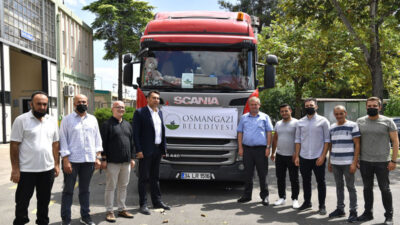 Osmangazi Belediyesi selzedelerin yanında