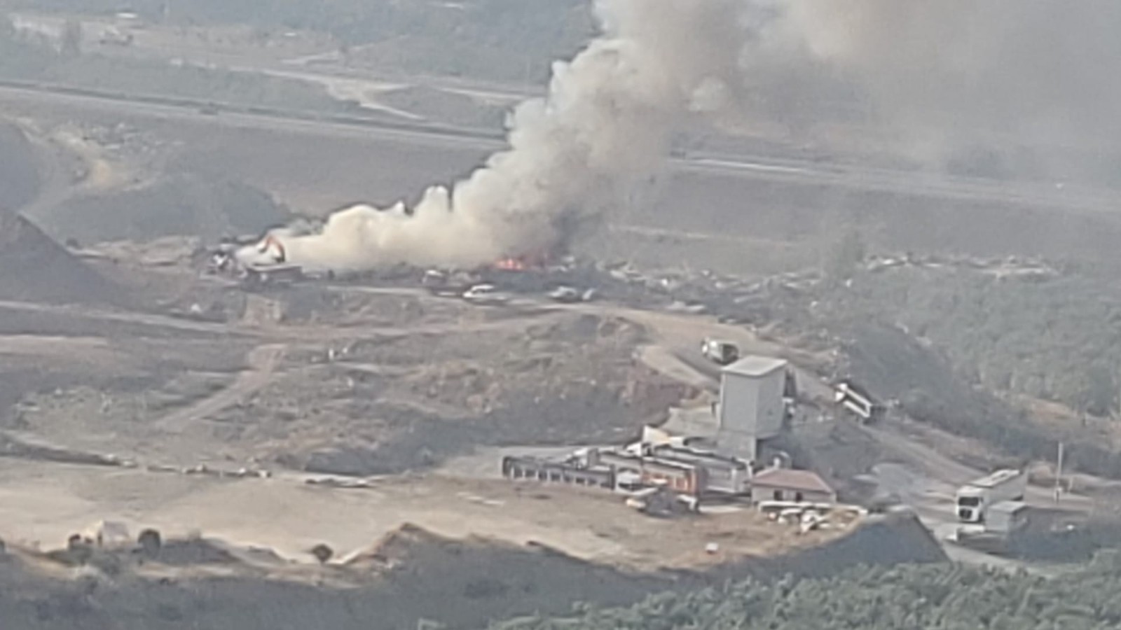 Bursa’da korkutan yangın! Bursa’da korkutan yangın!