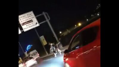 Bursa’da motor üstünde motor taşıdı