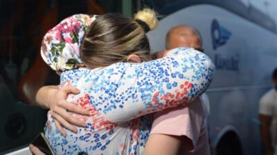 Bursalı hemşire ailesine kavuştu