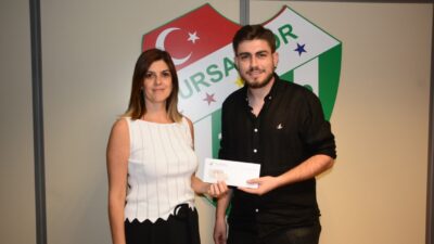 Bursaspor’a 51 bin TL çeki verdi çağrıda bulundu!