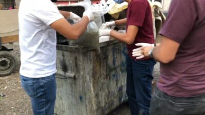 Bursa’da çöp konteynerinde bulundu! Tam 28 kilo…