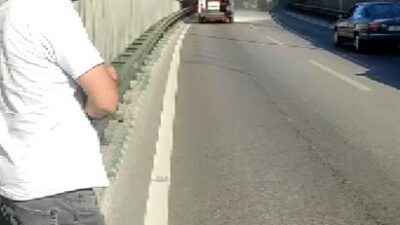 Bursa’da görev yaptığı ambulans alev alınca gözyaşlarına boğuldu