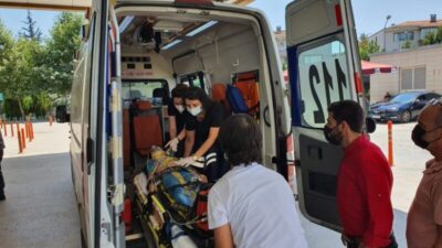 Bursa’da ilkokul öğrencisinin traktörün altında kaldığı anlar kamerada