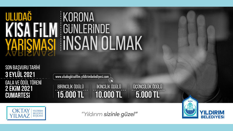 Uludağ Kısa Film Yarışması başvuruları sürüyor Yıldırım Belediyesi tarafından "1'inci Ulusal Uludağ Kısa Film Yarışması" düzenleniyor.
